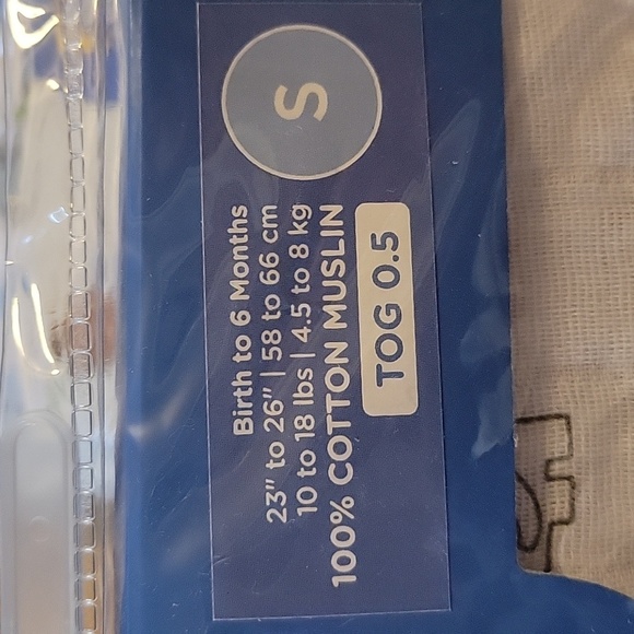 🆕️HALO ,,WEARABLE BLANKET COTTON MUSLIN Size :Small - Picture 8 of 9